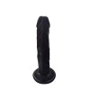 Gerçekçi Testissiz Siyah Dildo 21 cm