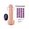 Hans Gerçekçi Vanztuzlu Realistik Şarjlı Uzaktan Kumandalı Dildo 21 cm