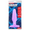 Hi-Rubber Şeffaf Jel Anal Tıkaç - Mor 14cm