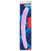 Hi-Rubber Şeffaf Jel Çift Taraflı Dildo - 45cm Mor