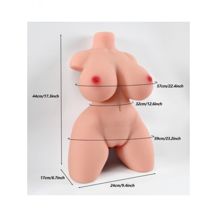 L-Join Gerçekçi 44 Cm Yarım Vücut Vajina Mastürbatör L-Join Gerçekçi 44 Cm Yarım Vücut Vajina Mastürbatör