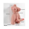 L-Join Gerçekçi 9 Kg Yarım Vücut Trans Vajina Penis Mastürbatör