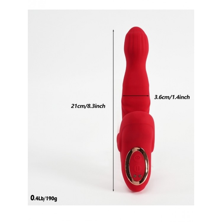 L-Join Kırmızı Teklojik Modern Vibratör L-Join Kırmızı Teklojik Modern Vibratör