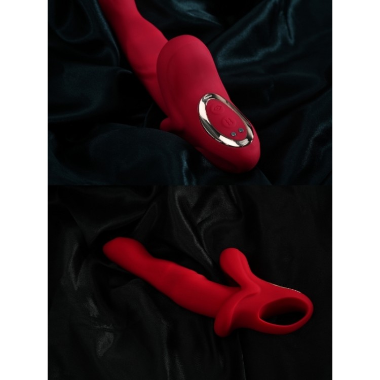 L-Join Kırmızı Teklojik Modern Vibratör L-Join Kırmızı Teklojik Modern Vibratör