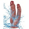 Noctis 19cm Kahverengi Çiftli Dildo No:76