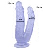 Noctis 19cm Mor Çiftli Dildo No:76 Noctis 19cm Mor Çiftli Dildo No:76