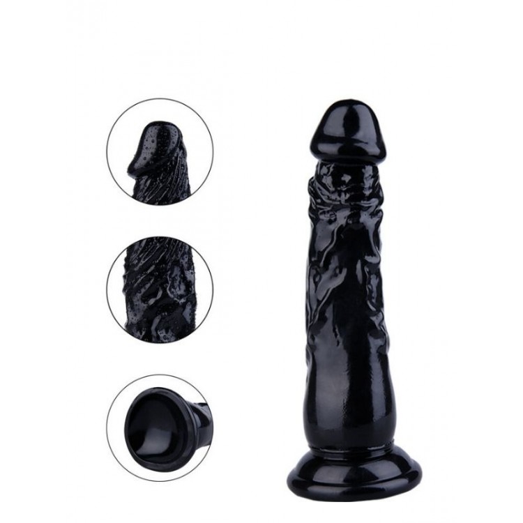 Noctis 20cm Siyah Dildo No:8