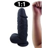 Noctis 26cm Siyah Realistik Dildo No:155