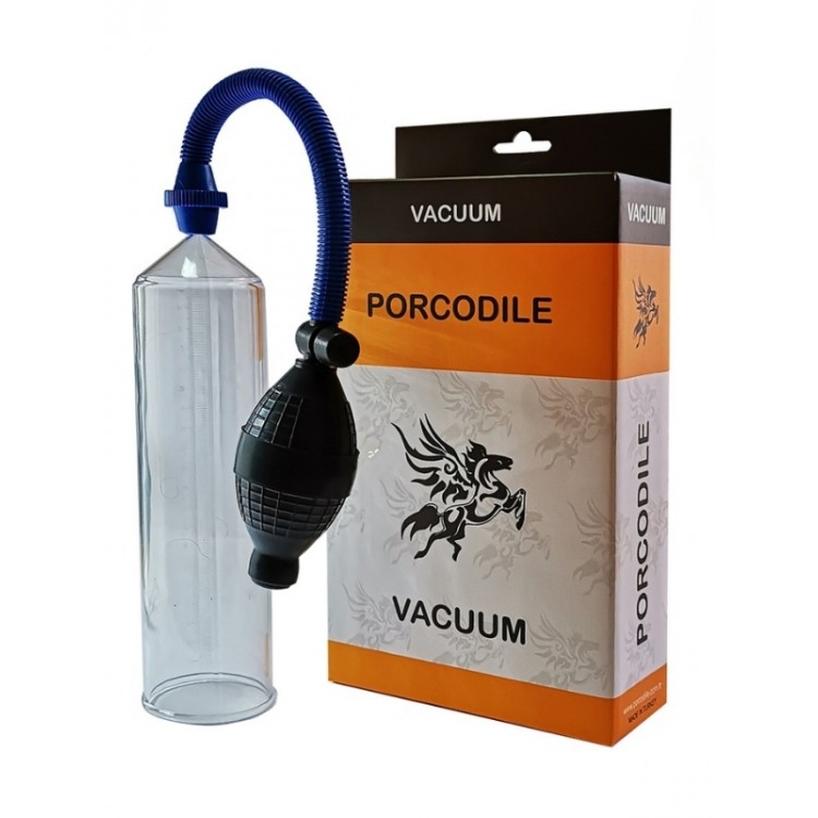 Porcodile Vakum Penis Pompası Manuel Basınç Ayarlı