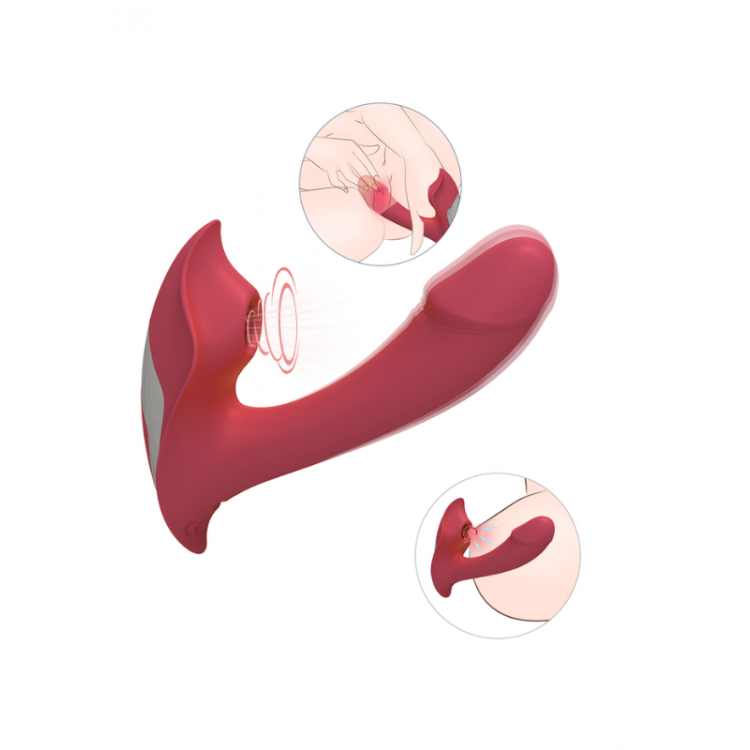 S-Hande Heart of Ocean Kumandalı G-Noktası ve Klitoris Emiş Özellikli Teknolojik Vibratör