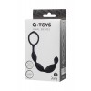A-Toys by TOYFA  Anal Boncuk S, silikon, siyah, 19,5cm