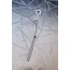 Wartenberg TOYFA Metal tekerleği, metal, gümüş, 18,5 cm