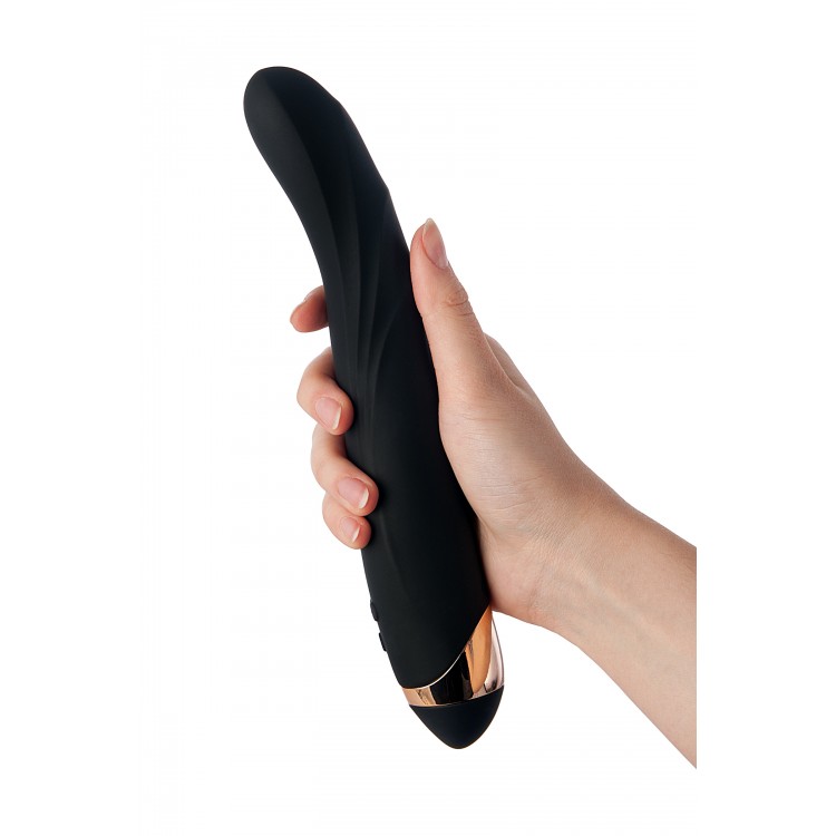 WANAME D-SPLASH Tornado Vibratör, Silikon, Siyah, 25 cm