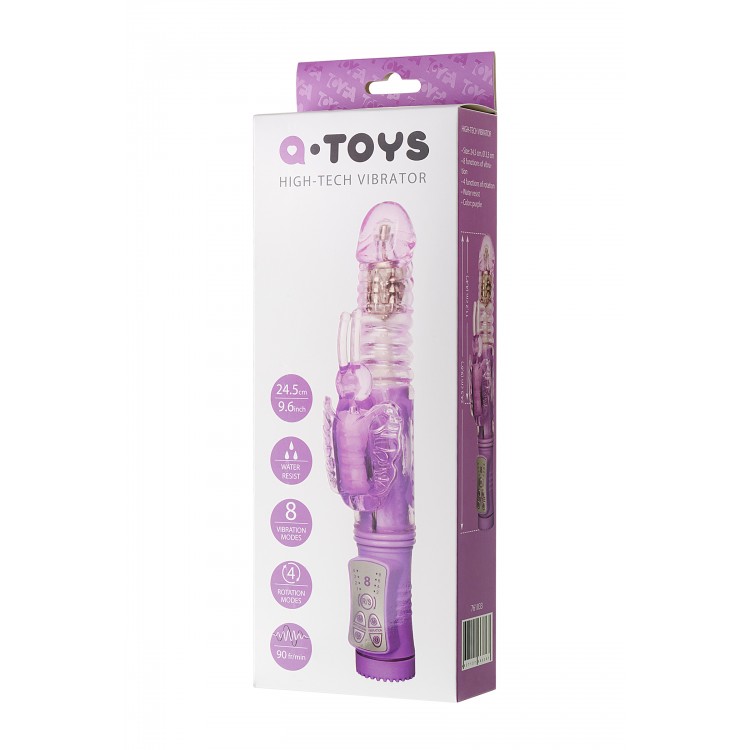 A-Toys by TOYFA Serk High-Tech Klitoral Uyarıcı Vibratör, TPE, mor, 24,5 cm A-Toys by TOYFA Serk High-Tech Klitoral Uyarıcı Vibratör, TPE, mor, 24,5 cm