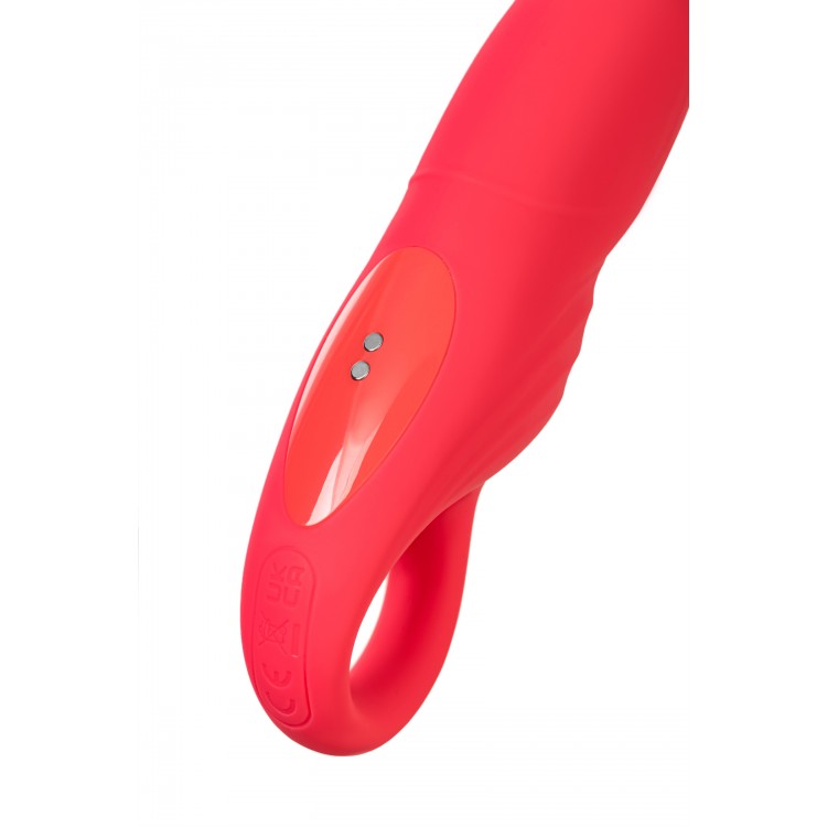 Flovetta CARNATION Hareketli Başlıklı G Noktası Vibratörü, Silikon, Pembe, 19 cm