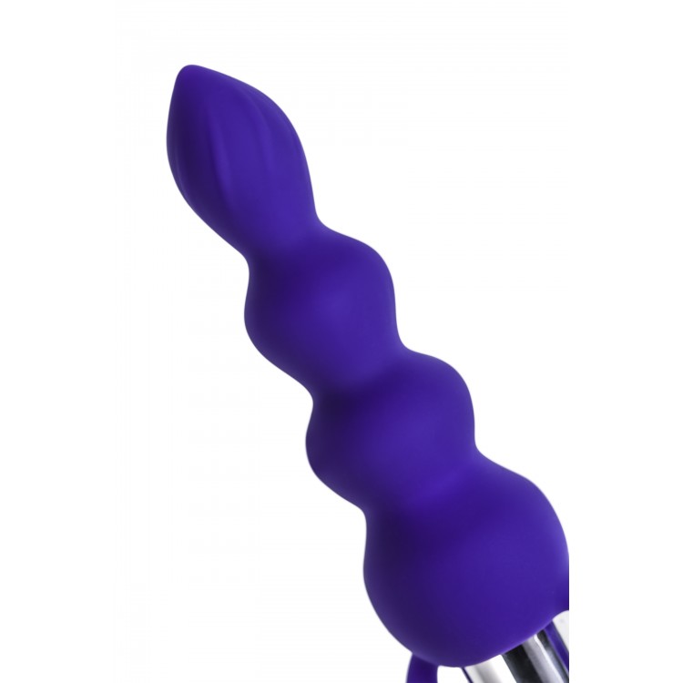 ToDo by Toyfa Twisty Anal Plug, silikon, mor, 14 cm, Ø 3,2 cm ToDo by Toyfa Twisty Anal Plug, silikon, mor, 14 cm, Ø 3,2 cm