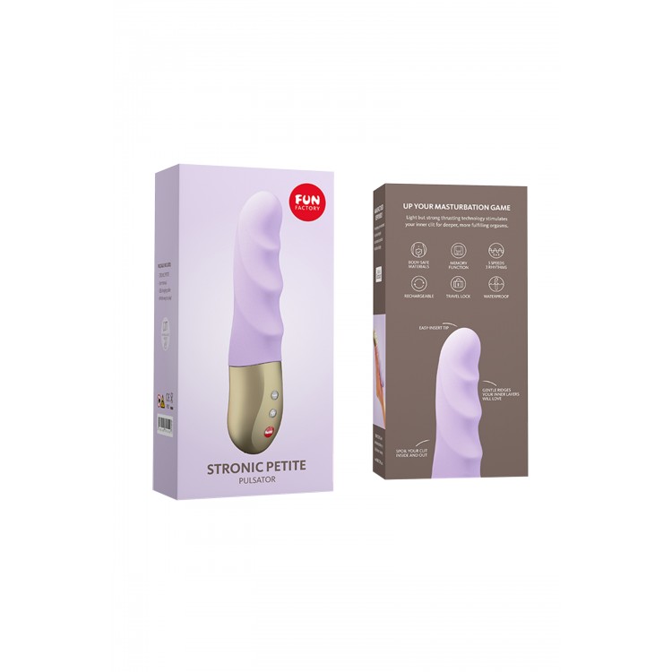 Fun Factory STRONİC PETİTE Vibratör -Mini , silikon, mor, 17 cm
