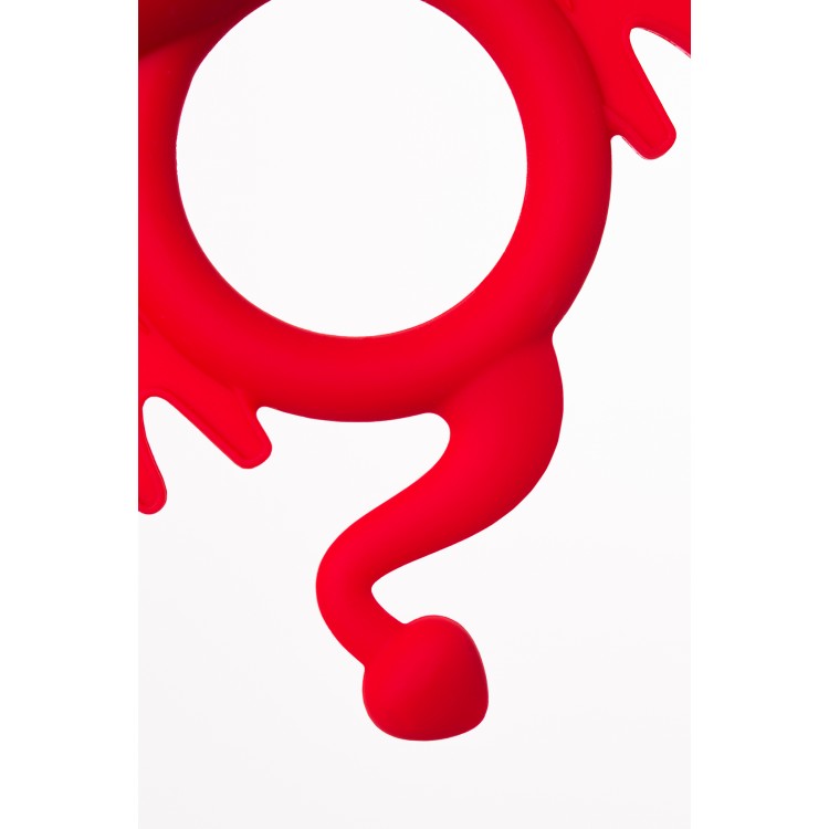 JOS SWEET DEVİL Penis Halkası, silikon, kırmızı, 8,5 cm