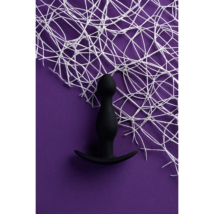 A-Toys by TOYFA anal plug, Beden S, silikon, siyah, 11,5 cm