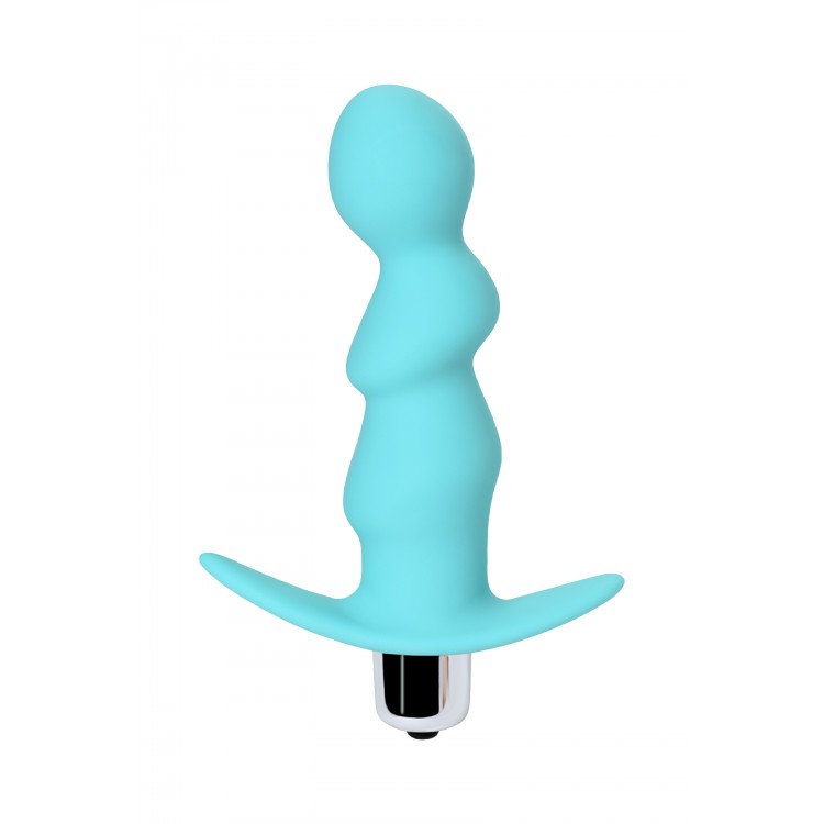 ToDo by Toyfa Bland anal vibratör, silikon, mavi, 12 cm, Ø 2,8 cm