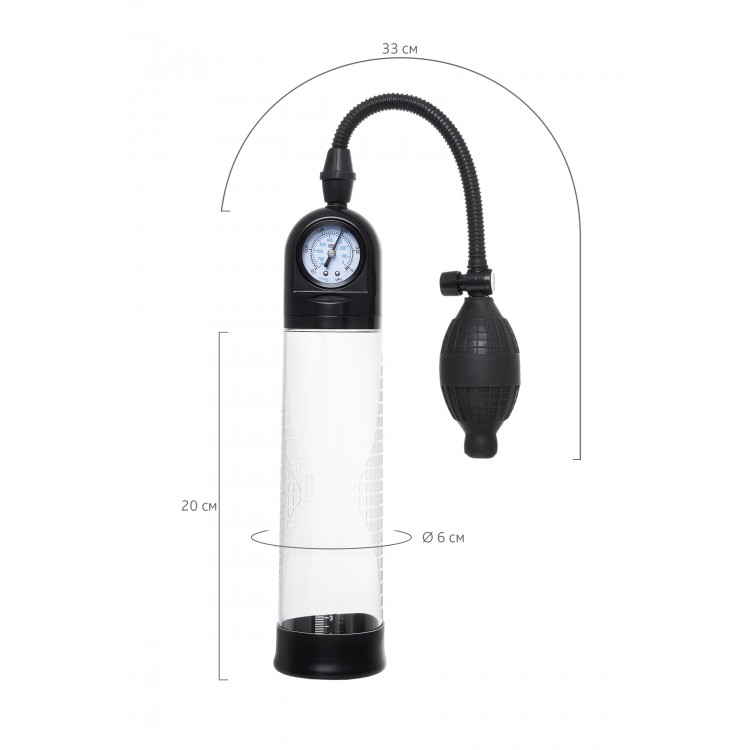 Sexus Men Training Roald mekanik pompa, ABS plastik, siyah, 61 cm