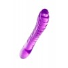 A-Toys by TOYFA Çift Taraflı Jel Dildo Frica, TPE, mor, 23 cm