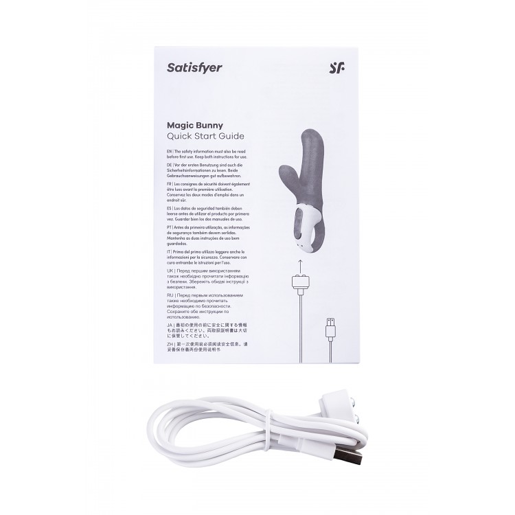 Satisfyer Magic Bunny Gerçekçi olmayan  Vibratörü, Silikon, Mor, 17,7 cm