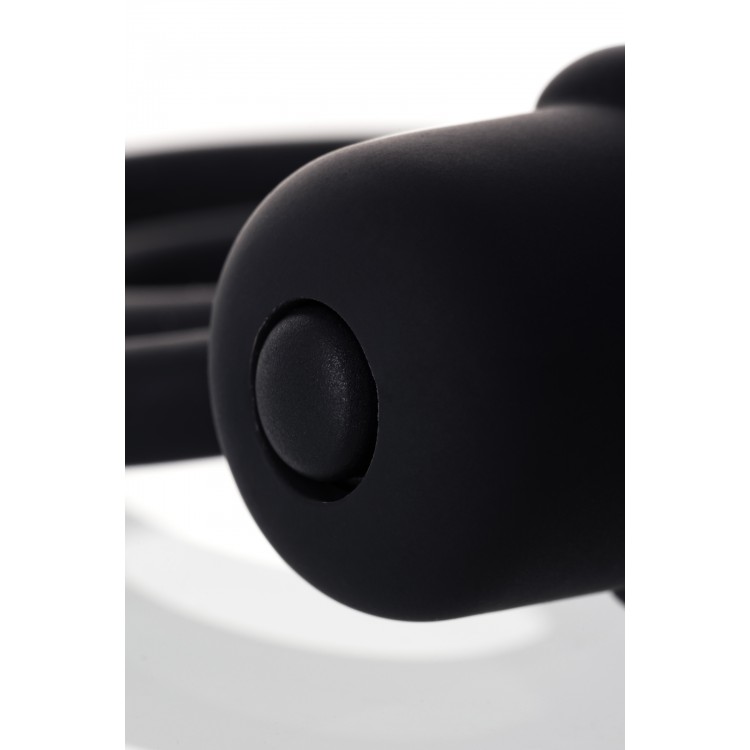 Erotist Ekstra Stimülasyonlu Anal Plug, silikon, siyah