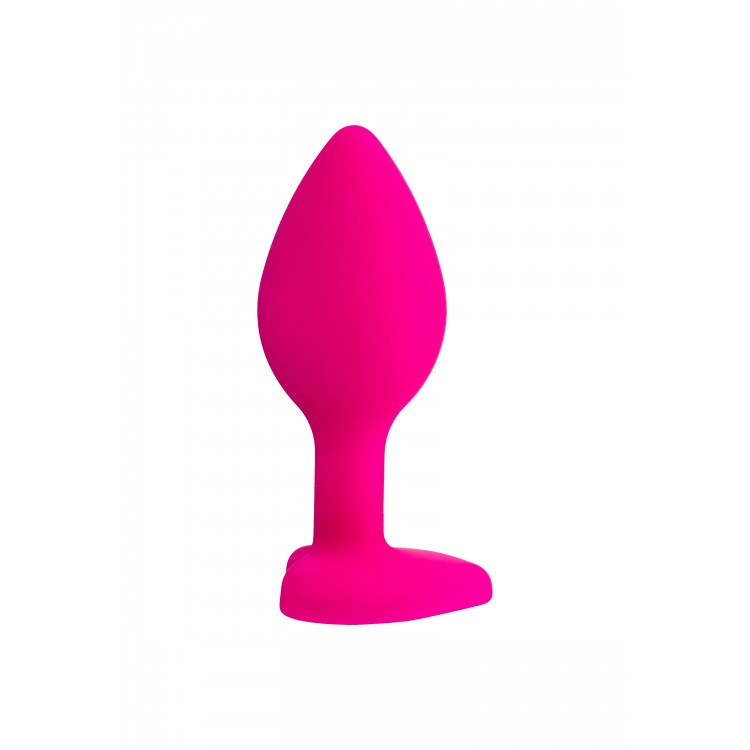 ToDo by Toyfa Diamond Heart Anal Plug, silikon, pembe, 7 cm, Ø 2 cm, 18 g