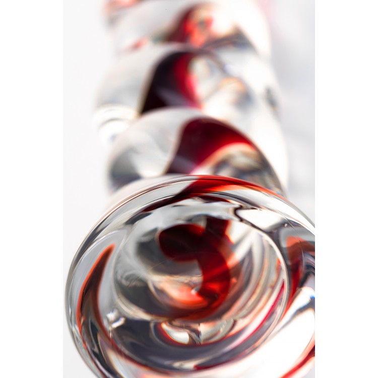 Gerçekçi olmayan yapay penis Sexus Glass, cam, transparan, 18 cm