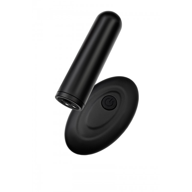 RealStick CALIBER Uzaktan Kumandalı Şarjlı Kurşun Vibratör - Siyah