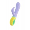 Flovetta WISTERIA Klitoral Uyarıcılı G Noktası Vibratörü, Silikon, Mor, 18.5 cm