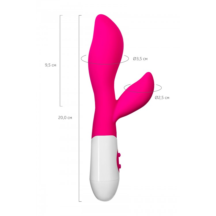 A-Toys by TOYFA Lilu Klitoral Uyarıcı Vibratör, silikon, pembe, 20 cm A-Toys by TOYFA Lilu Klitoral Uyarıcı Vibratör, silikon, pembe, 20 cm