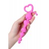 Eromantica anal zinciri, silikon, pembe, 18,5 cm, Ø 3,1 cm