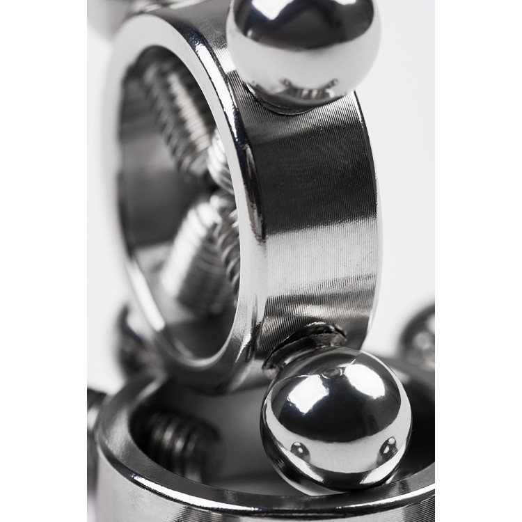 TOYFA Metal meme kelepçeleri, Metal, gümüş, 2,6 cm TOYFA Metal meme kelepçeleri, Metal, gümüş, 2,6 cm