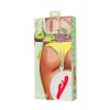 Klitoral uyarıcılı vibratör JOS Patti, hareketli dilli, silikon, kırmızı, 24 cm