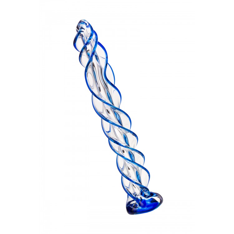 Gerçekçi olmayan Sexus Glass yapay penis, cam, transparan, 18,5 cm