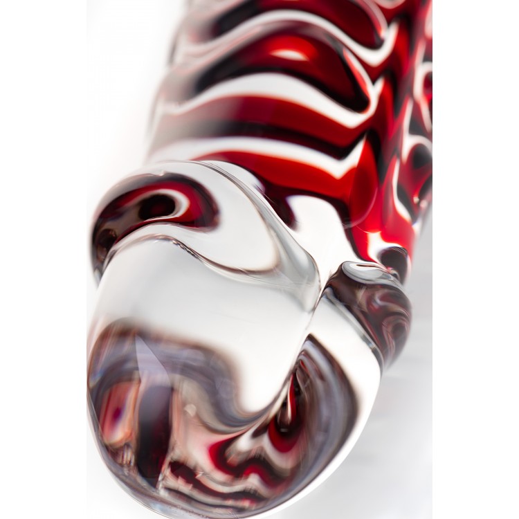 Gerçekçi olmayan yapay penis Sexus Glass, cam, transparan, 16 cm