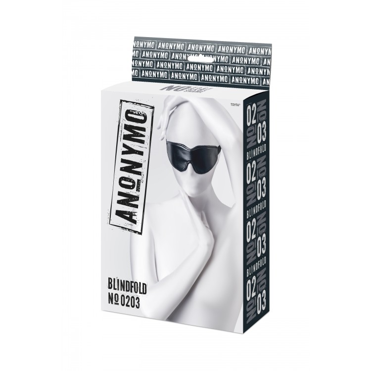 Anonymo BDSM Maske , PU deri, siyah, 26,5 cm Anonymo BDSM Maske , PU deri, siyah, 26,5 cm