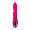 JOS TRIPLING  3'ü 1 Arada Vibratör, Silikon, Pembe, 21 cm