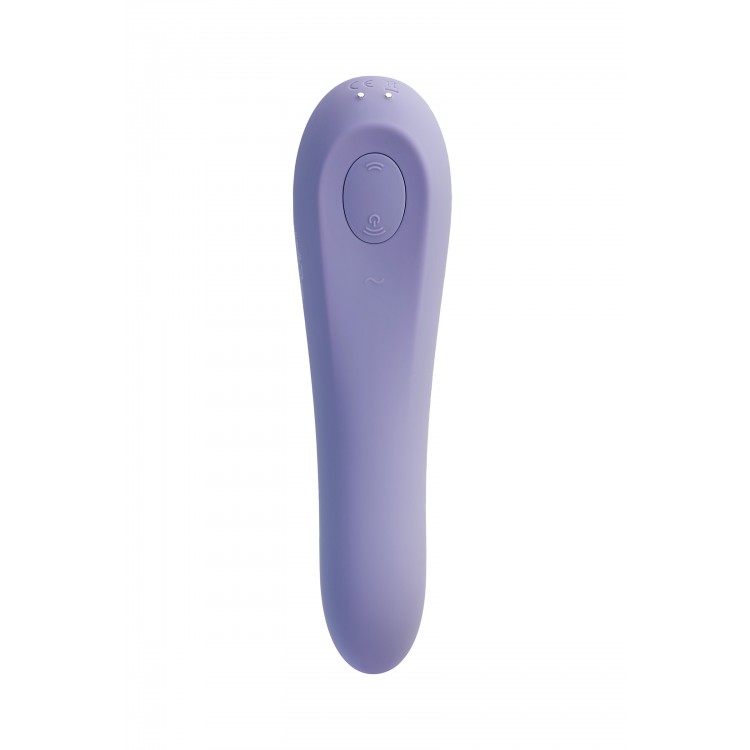 Satisfyer Dual Pleasure Vakum Dalgası Klitoral Vibratör, silikon, mor, 17.9 cm