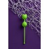 A-Toys by TOYFA Meeko Vajinal Topları, silikon, yeşil, 16,4 cm, Ø 2,7 cm