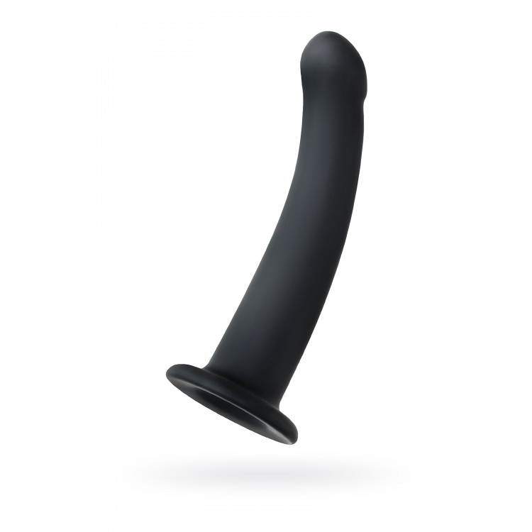POPO Pleasure by TOYFA Serpens Anal yapay penis S Virajlı, Silikon, siyah, 13 cm