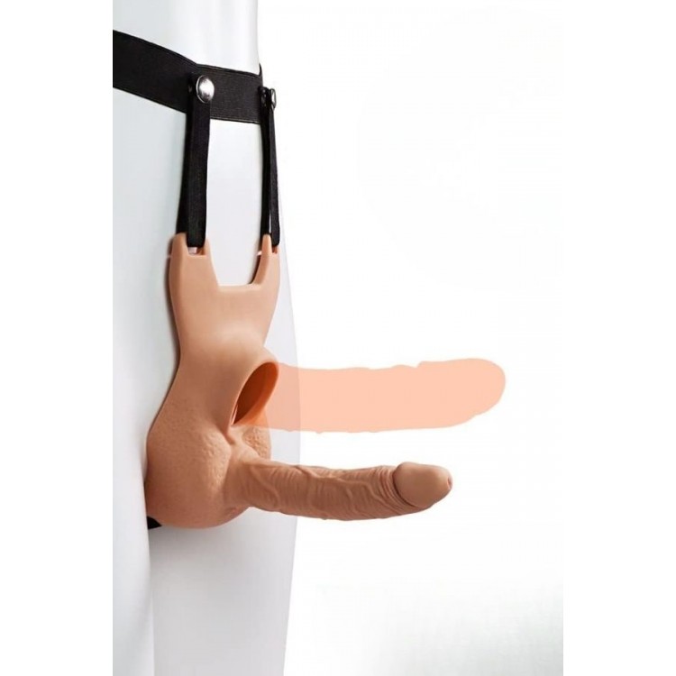Hollow Strap-On Dildo(Kurşun Vibratör Uyumlu) – Ayarlanabilir Kemerli Giyilebilir Anal Dildo, 15 cm Hollow Strap-On Dildo(Kurşun Vibratör Uyumlu) – Ayarlanabilir Kemerli Giyilebilir Anal Dildo, 15 cm