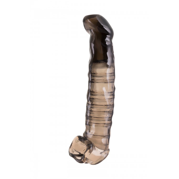 XLover by Toyfa Penis Klıfı, Boyutu Arttırıcı, TPE, siyah, Şeffaf, 22.5 cm