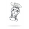 Lingam by TOYFA Masturbator ,Shakti, TPE, Şeffaf, 9 cm
