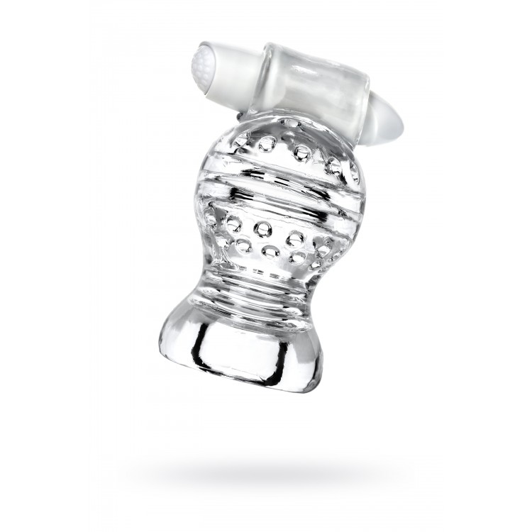 Lingam by TOYFA Masturbator ,Shakti, TPE, Şeffaf, 9 cm