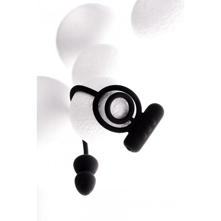 Erotist Ekstra Stimülasyonlu Anal Plug, silikon, siyah