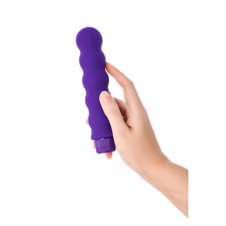A-Toys by TOYFA  Vibratör, silikon, mor, 17 cm