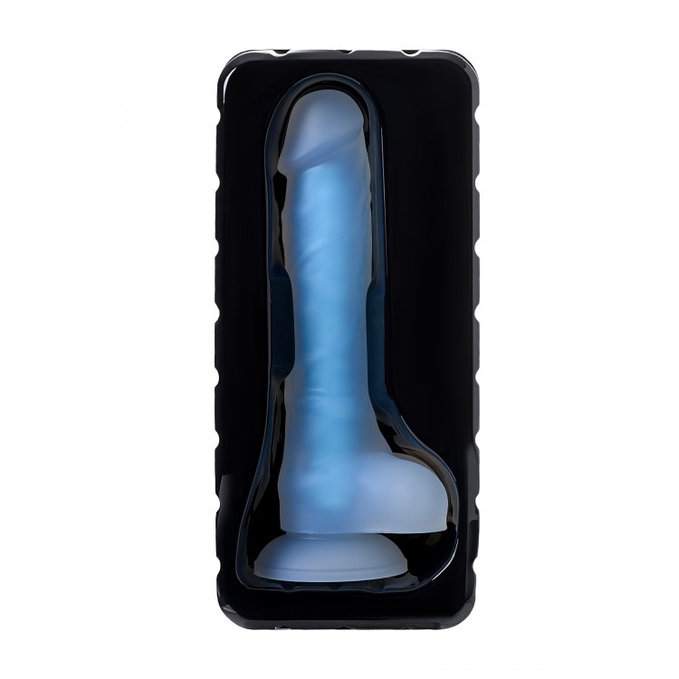 Beyond by Toyfa  Steve Glow Gece Parlayan Dildo, Silikon, Şeffaf, 20 cm